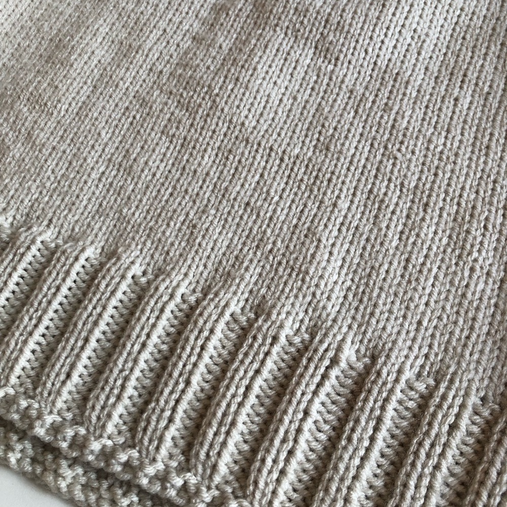 Classic Crewneck Sweater in Light Cream - Picture 2 of 4